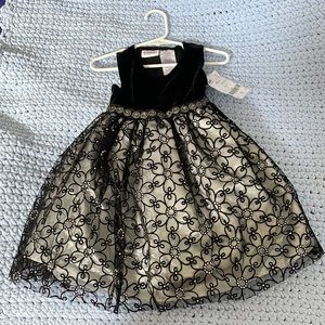 Formal black and silver dress